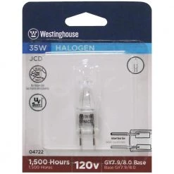 35-Watt Halogen T4 JCD Single-Ended Clear GY7.9/8.0 Base Light Bulb by Westinghouse -Westinghouse Shop westinghouse halogen bulbs 0472200 1d 1000
