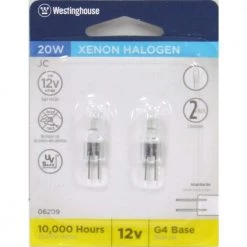 20-Watt Halogen T3 JC Single-Ended Xenon Light Bulb (2-Pack) by Westinghouse 9 20-Watt Halogen T3 JC Single-Ended Xenon Light Bulb (2-Pack) by Westinghouse -Westinghouse Shop westinghouse halogen bulbs 0620900 1d 1000