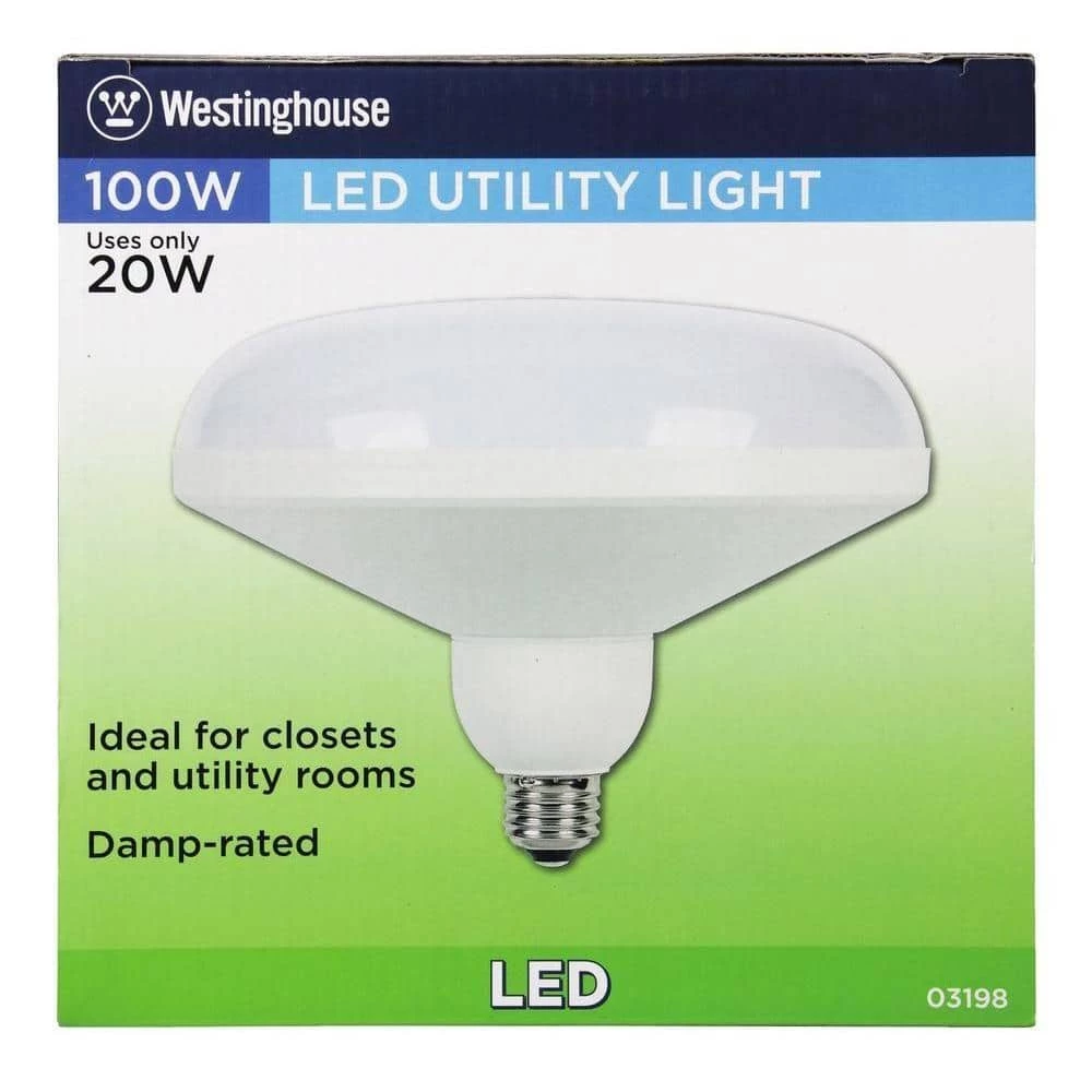 100W Equivalent Warm White (2,700K) DLR64 Utility Medium Base LED Light Bulb by Westinghouse 5 100W Equivalent Warm White (2,700K) DLR64 Utility Medium Base LED Light Bulb by Westinghouse - Image 5