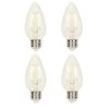 25-Watt Equivalent F15 Dimmable Filament LED Light Bulb Soft White (4-Pack) by Westinghouse