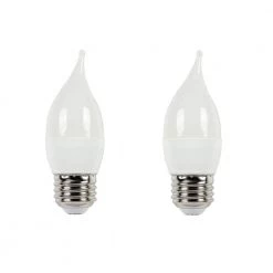 40W Equivalent Soft White C11 LED Light Bulb (2-Pack) by Westinghouse