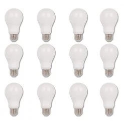 60-Watt Equivalent Omni A19 Soft White LED Light Bulb Soft White Light (12-Pack) by Westinghouse