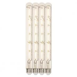 75-Watt Equivalent T9 Dimmable Filament LED Light Bulb Soft White Light (4-Pack) by Westinghouse