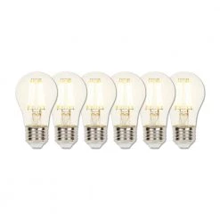 40-Watt Equivalent A15 Dimmable Clear Filament LED Light Bulb Soft White (6-Pack) by Westinghouse