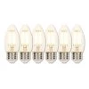 60-Watt Equivalent B11 Dimmable Filament LED Light Bulb Soft White Light (6-Pack) by Westinghouse