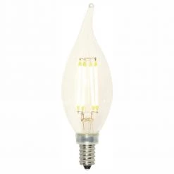 60-Watt Equivalent CA11 Dimmable Clear Filament LED Light Bulb Soft White Light (6-Pack) by Westinghouse