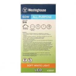 60W Equivalent Soft White Omni A19 LED Light Bulb by Westinghouse -Westinghouse Shop westinghouse led light bulbs 4369700 1f 1000