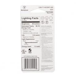 15W Equivalent Warm White T7 LED Light Bulb by Westinghouse -Westinghouse Shop westinghouse led light bulbs 4511900 4f 1000