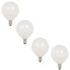 60-Watt Equivalent G16-1/2 Dimmable LED Light Bulb, Soft White (4-Pack) by Westinghouse