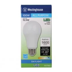 100W Equivalent Daylight Omni A19 LED Light Bulb (6 Pack) by Westinghouse -Westinghouse Shop westinghouse led light bulbs 5079020 4f 1000