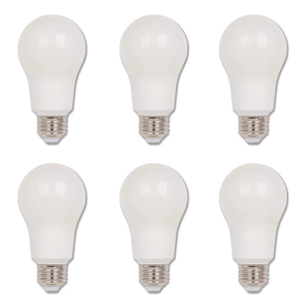 60-Watt Equivalent Omni A19 Dimmable ENERGY STAR LED Light Bulb Bright White Light (6-Pack) by Westinghouse 1 60-Watt Equivalent Omni A19 Dimmable ENERGY STAR LED Light Bulb Bright White Light (6-Pack) by Westinghouse