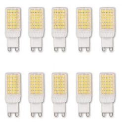 40-Watt Equivalent G9 Dimmable Clear LED Light Bulb Bright White Light (10-Pack)) by Westinghouse