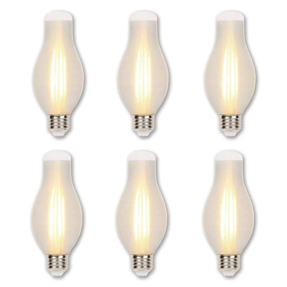 75-Watt Equivalent H19 Dimmable Glowescent Edison LED Light Bulb Soft White Light (6-Pack) by Westinghouse 1 75-Watt Equivalent H19 Dimmable Glowescent Edison LED Light Bulb Soft White Light (6-Pack) by Westinghouse