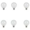 75W Equivalent Cool Bright G25 Dimmable LED Light Bulb (6 Pack) by Westinghouse