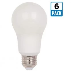 75-Watt Equivalent Omni A19 LED Light Bulb Bright White Light (6-Pack) by Westinghouse -Westinghouse Shop westinghouse led light bulbs 5319020 76 1000