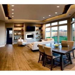 Slim 4 in. 2700K Warm White New Construction and Remodel IC Rated Integrated LED Recessed Kit for Shallow Ceiling by Westinghouse -Westinghouse Shop westinghouse recessed lighting kits 5095100 1f 1000