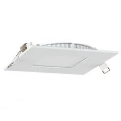 Slim Square 4 in. 2700K Warm White New Construction and Remodel IC Rated Recessed Integrated LED Kit for shallow ceiling by Westinghouse -Westinghouse Shop westinghouse recessed lighting kits 5186000 4f 1000