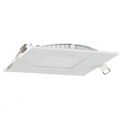 Slim Square 4 in. 5000K Daylight New Construction and Remodel IC Rated Recessed Integrated LED Kit for shallow ceiling by Westinghouse 6 Slim Square 4 in. 5000K Daylight New Construction and Remodel IC Rated Recessed Integrated LED Kit for shallow ceiling by Westinghouse -Westinghouse Shop westinghouse recessed lighting kits 5189000 4f 1000