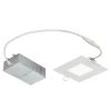 Slim Square 4 in. 5000K Daylight New Construction and Remodel IC Rated Recessed Integrated LED Kit for shallow ceiling by Westinghouse