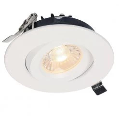 Gimbal 4 in. 3000K Warm White New Construction or Remodel IC Rated Canless Recessed Integrated LED Kit for Slope Ceiling by Westinghouse -Westinghouse Shop westinghouse recessed lighting kits 5215000 1f 1000