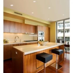 Slim Round 3 in. 2700K Warm White New Construction and Remodel IC Rated Recessed Integrated LED Kit by Westinghouse -Westinghouse Shop westinghouse recessed lighting kits 5216000 1f 1000