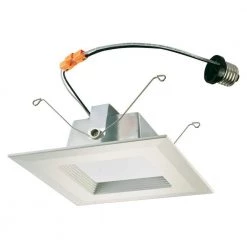 6 in. Square White Integrated LED Recessed Trim by Westinghouse
