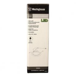 5 in. White Integrated LED Recessed Trim by Westinghouse -Westinghouse Shop westinghouse recessed lighting trims 4104400 fa 1000