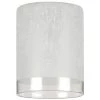 5-1/8 in. Hand-Blown White Linen Cylinder Shade with Translucent Band with 2-1/4 in. Fitter and 3-15/16 in. Width by Westinghouse