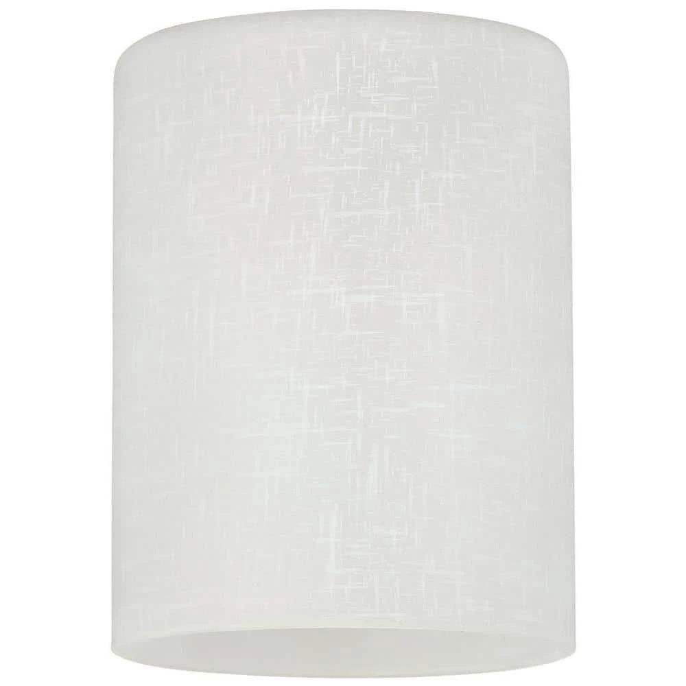5-1/8 in. H x 3-15/16 in. W White Linen Cylinder Shade for 2-1/4 in. Fitters by Westinghouse 1 5-1/8 in. H x 3-15/16 in. W White Linen Cylinder Shade for 2-1/4 in. Fitters by Westinghouse
