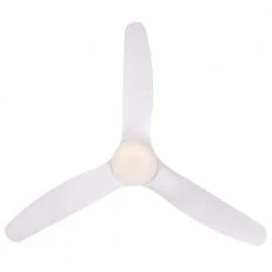 Carla 46 in. LED White Hugger Ceiling Fan with Light Fixture and Remote Control by Westinghouse