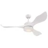 Pierre 52 in. LED White DC Motor Ceiling Fan with Light Fixture and Remote Control by Westinghouse