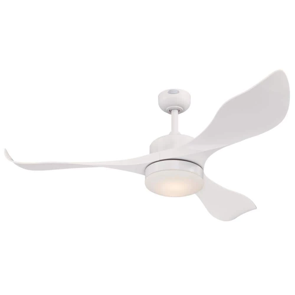 Pierre 52 in. LED White DC Motor Ceiling Fan with Light Fixture and Remote Control by Westinghouse 1 Pierre 52 in. LED White DC Motor Ceiling Fan with Light Fixture and Remote Control by Westinghouse