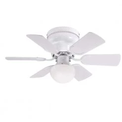 Petite 30 in. LED White Ceiling Fan with Light Kit by Westinghouse
