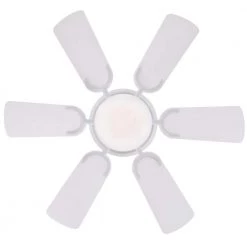 Petite 30 in. LED White Ceiling Fan with Light Kit by Westinghouse -Westinghouse Shop white westinghouse ceiling fans with lights 7230800 c3 1000