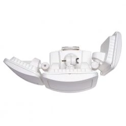 3000 Lumen White Motion Activated Integrated LED Triple Head Security Light by Westinghouse -Westinghouse Shop white westinghouse flood lights q01fm0503 06 44 1000