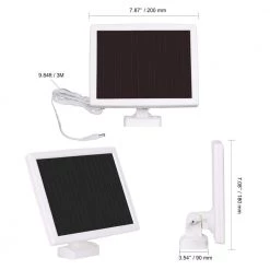 125-Watt 130° White Motion Activated Outdoor Integrated LED Solar Flood Light by Westinghouse -Westinghouse Shop white westinghouse flood lights sr11ac01h 06 76 1000