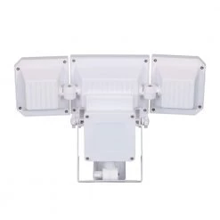 2000 Lumens White Motion Activated Outdoor Integrated LED Solar Triple Head Light (2-Pack) by Westinghouse -Westinghouse Shop white westinghouse flood lights sr62aa21h 06 2 fa 1000