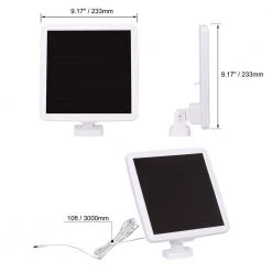 130° White Motion Activated Outdoor Integrated LED Solar Flood Light with Remote by Westinghouse -Westinghouse Shop white westinghouse flood lights sr66ac01h 06 44 1000