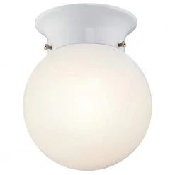 8-Watt White Integrated LED ENERGY STAR Flush Mount by Westinghouse