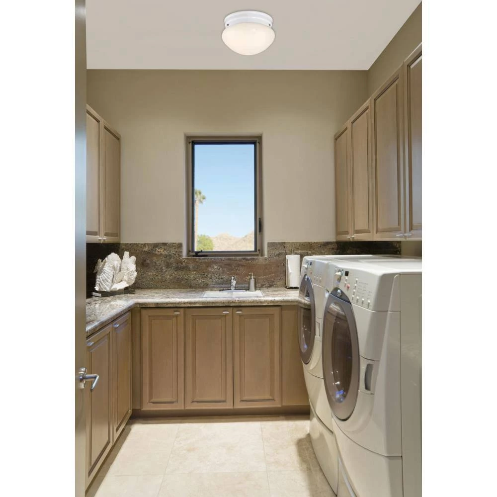 10-Watt White Integrated LED Flush Mount by Westinghouse 2 10-Watt White Integrated LED Flush Mount by Westinghouse - Image 2