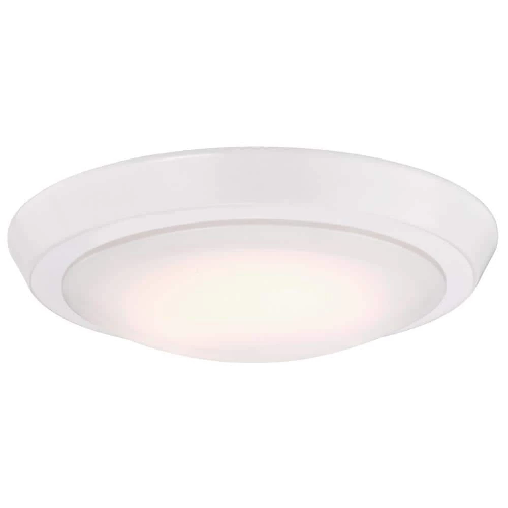 20-Watt White Integrated LED Flush Mount by Westinghouse 1 20-Watt White Integrated LED Flush Mount by Westinghouse