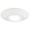 12-Watt White Indoor/Outdoor Integrated LED Flush Mount by Westinghouse