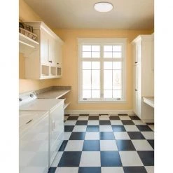 75-Watt White Integrated LED Flush Mount by Westinghouse -Westinghouse Shop white westinghouse flush mount lights 6401100 31 1000