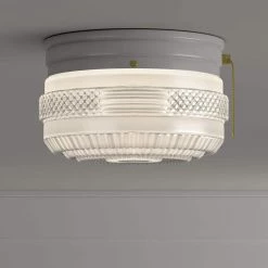 2-Light Ceiling Fixture White Interior Flush-Mount with Pull Chain and White and Clear Glass by Westinghouse -Westinghouse Shop white westinghouse flush mount lights 6734500 40 1000