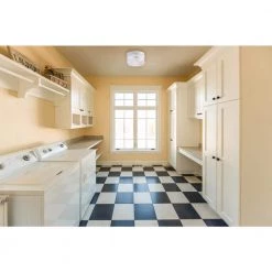 2-Light Ceiling Fixture White Interior Flush-Mount with Pull Chain and White and Clear Glass by Westinghouse -Westinghouse Shop white westinghouse flush mount lights 6734500 c3 1000