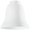 4-3/4 in. Handblown White Opal Bell with 2-1/4 in. Fitter and 5-1/8 in. Width by Westinghouse