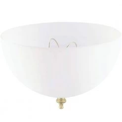 4-3/4 in. Acrylic White Dome Clip-On Shade with 7-3/4 in. Width by Westinghouse