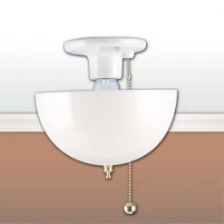 4-3/4 in. Acrylic White Dome Clip-On Shade with 7-3/4 in. Width by Westinghouse 7 4-3/4 in. Acrylic White Dome Clip-On Shade with 7-3/4 in. Width by Westinghouse -Westinghouse Shop white westinghouse globes shades 8149400 c3 1000