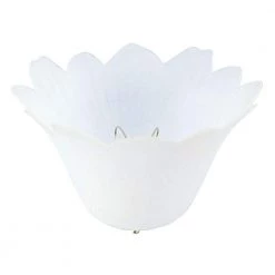 4-3/4 in. Polypropylene Satin Tulip Clip-On Shade with 8 in. Width by Westinghouse