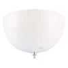 4-3/4 in. Acrylic White Dome Clip-On Shade with Pull-Chain Opening with 7-3/4 in. Width by Westinghouse
